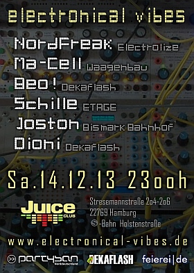 electronical vibes club Juice Club Hamburg