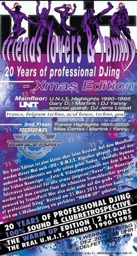 20 Years of professional DJing Xmas Edelfettwerk Hamburg 2014