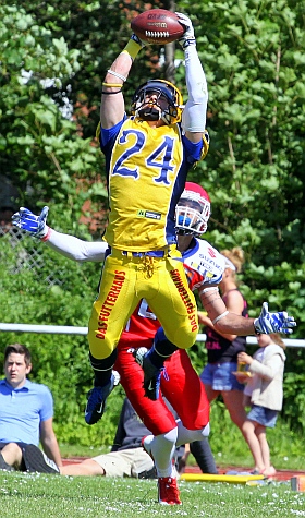 Elmshorn Fighting Pirates Luebeck Cougars GFL Football 2015