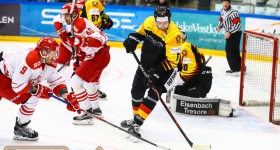 Eishockey-Länderspiel Dänemark vs. Deutschland (25.04.2018)