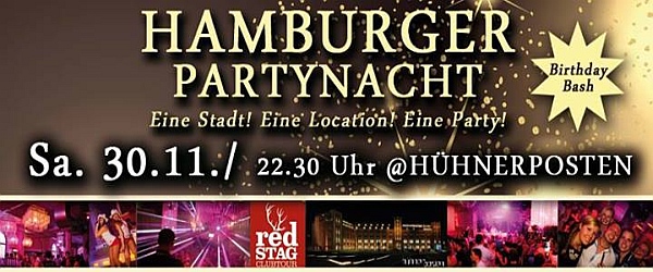Hamburger Partynacht Birthday Bash Hühnerposten