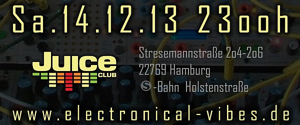 electronical vibes club Juice Club Hamburg