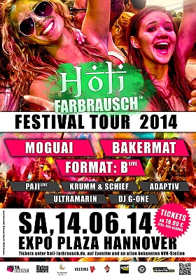 Holi Farbrausch Festival 2014 Hannover