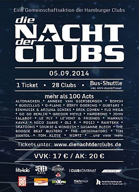 Die Nacht der Clubs 2014 Hamburg
