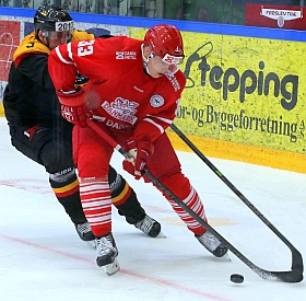 Deutschland Dänemark Eishockey Länderspiel Vojens 2015