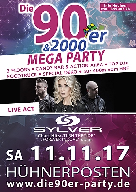 90er 2000er Mega Party Huehnerposten Hamburg 2017 Sylver