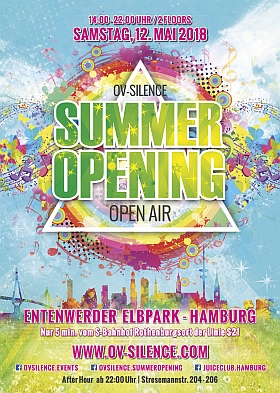 ov silence Summer Opening 2018 Entenwerder Elbpark Hamburg