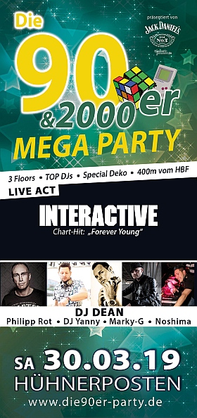 90er 2000er Mega Party Interactive Dean Yanny Huehnerposten Hamburg 2019