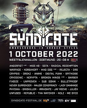 Syndicate 2022 Festival Westfalenhallen Dortmund