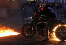20.05.2023: Motorrad-Stuntshow @ Hamburg Harley Days