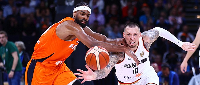 Deutschland Niederlande Basketball Testspiel Hamburg 2024