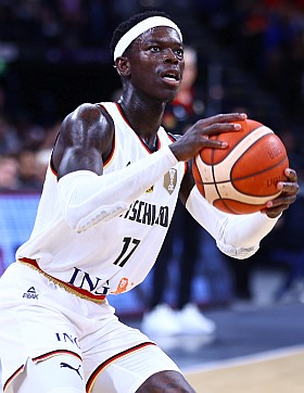 Deutschland Niederlande Basketball Testspiel Hamburg Dennis Schröder 2024