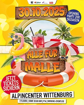 Alle fuer Malle 2025 Alpincenter Hamburg Wittenburg